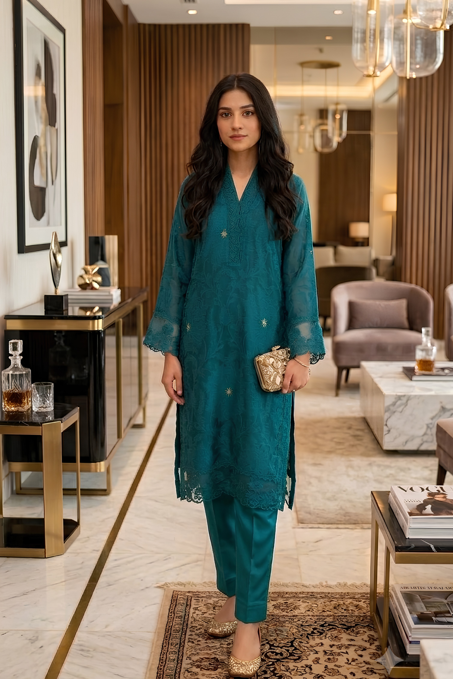 Emerald Green Dress