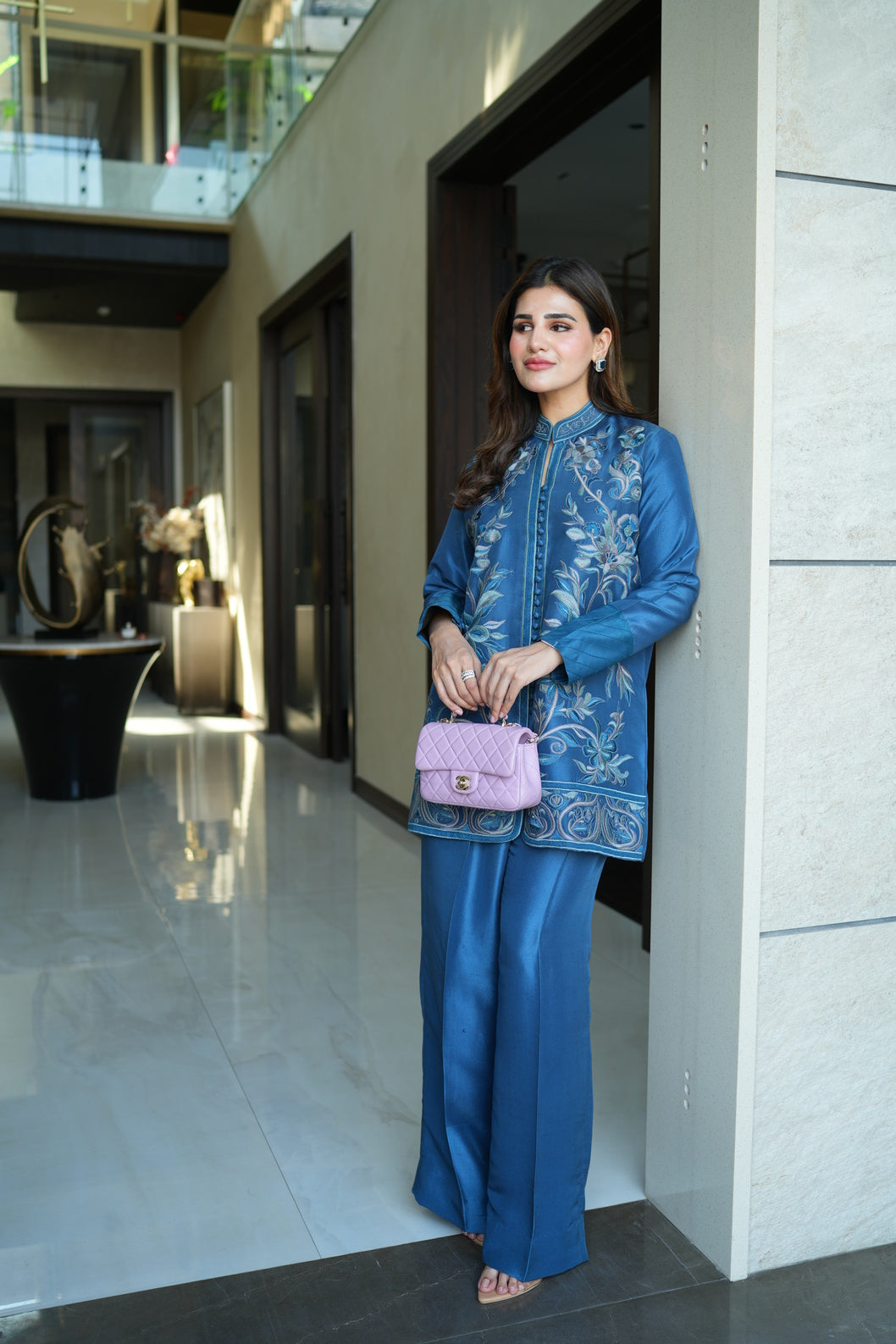 Teal Blue Jacket Suit
