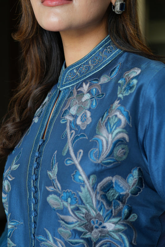 Teal Blue Jacket Suit
