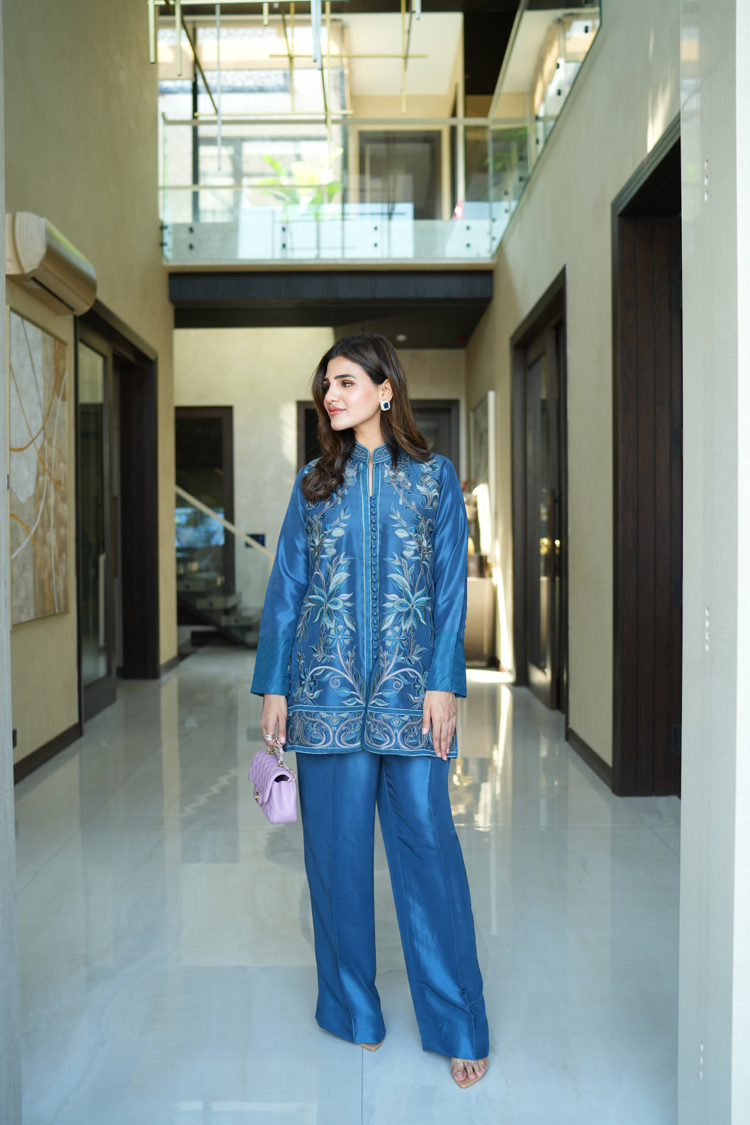 Teal Blue Jacket Suit