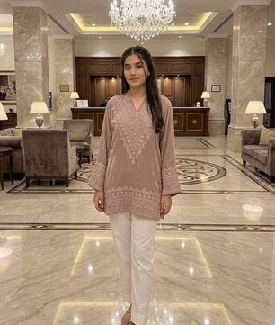 Rosewood Embroidered Tunic