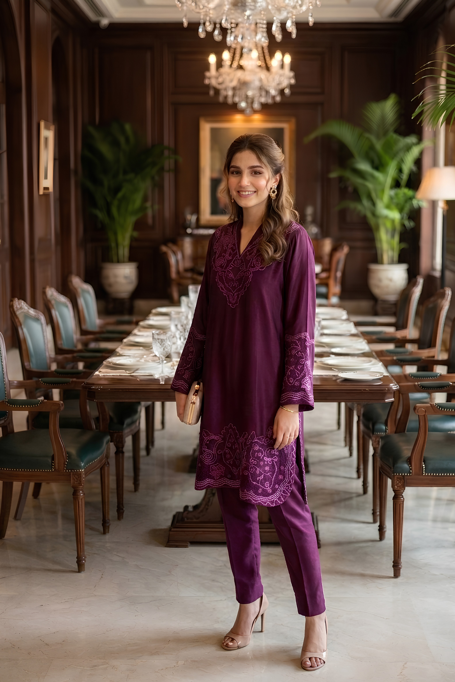 Deep Plump Co-ord Set