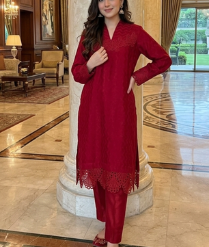 Deep Cherry Co-ord Set