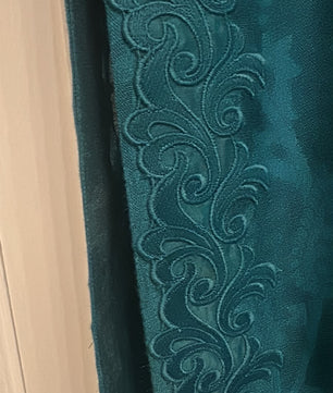Teal Brocade