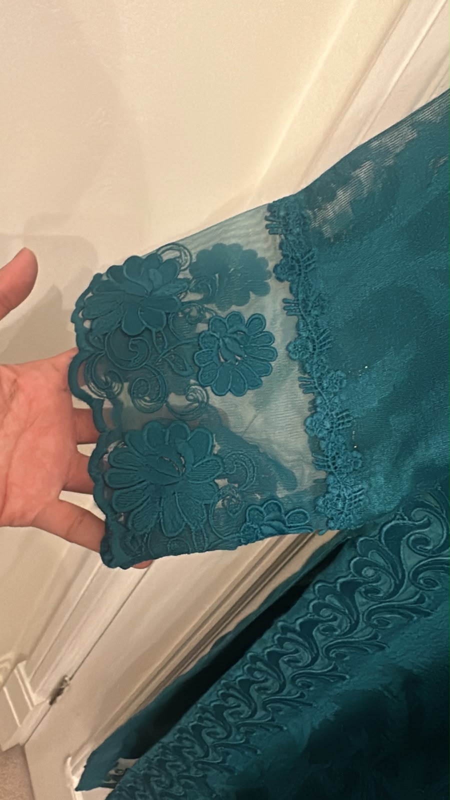 Teal Brocade
